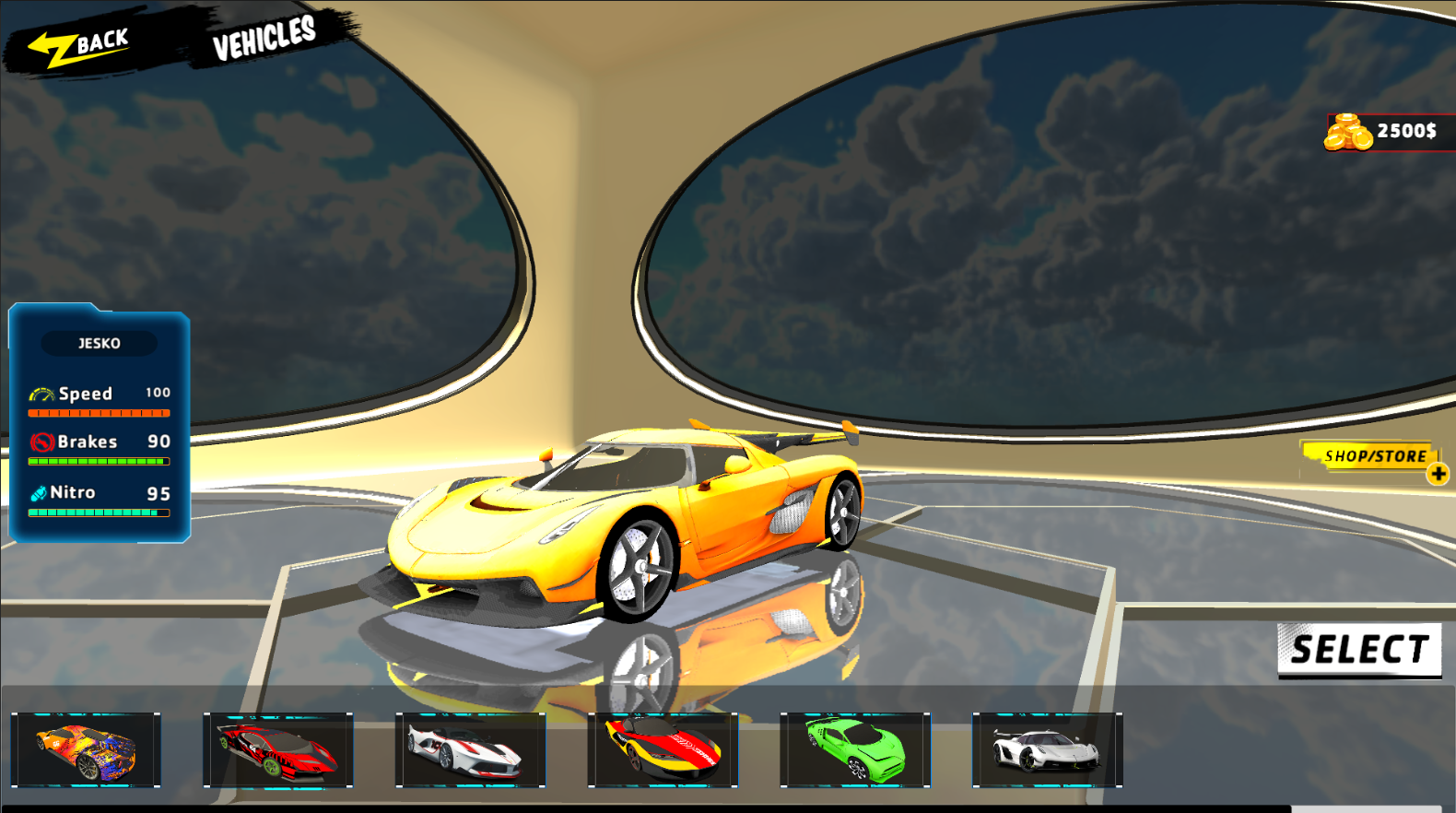 Stunt Car gameplay